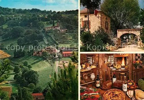 AK / Ansichtskarte Belves_Dordogne Les Hauts de Ratebout Castels et Camping Caravaning  Belves Dordogne