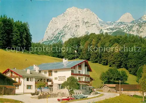 AK / Ansichtskarte Ramsau_Berchtesgaden Berghotel Gasthof Datzmann Ramsau Berchtesgaden