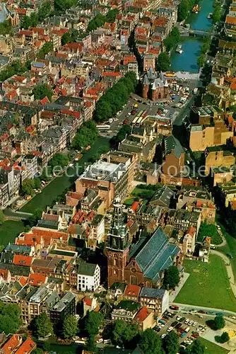 AK / Ansichtskarte Amsterdam_Niederlande Zuiderkerk Fliegeraufnahme Amsterdam_Niederlande