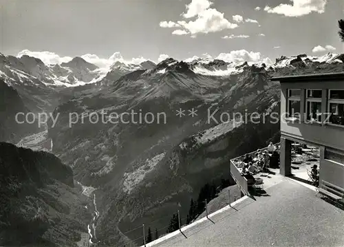 AK / Ansichtskarte Schynige_Platte Hotel Lauterbrunnental Isenfluh Schynige_Platte