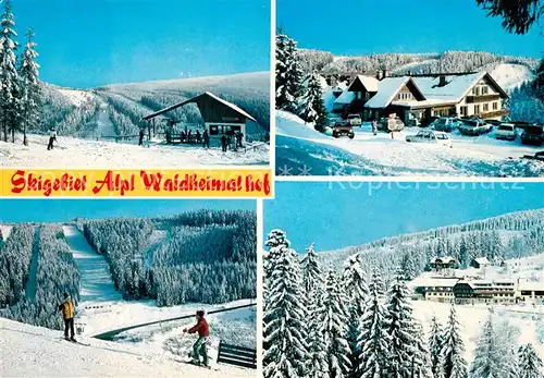 AK / Ansichtskarte Alpl Skigebiet Waldheimathof Panorama Alpl