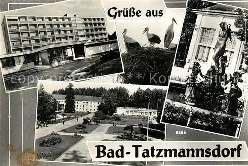 AK / Ansichtskarte Bad_Tatzmannsdorf_Burgenland Herz Frauen und Rheumaheilbad Brunnenfiguren Bad_Tatzmannsdorf