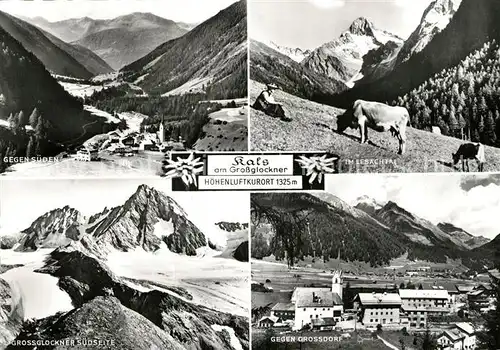 AK / Ansichtskarte Kals_Grossglockner Im Lesachtal Suedseite Grossdorf Kals Grossglockner