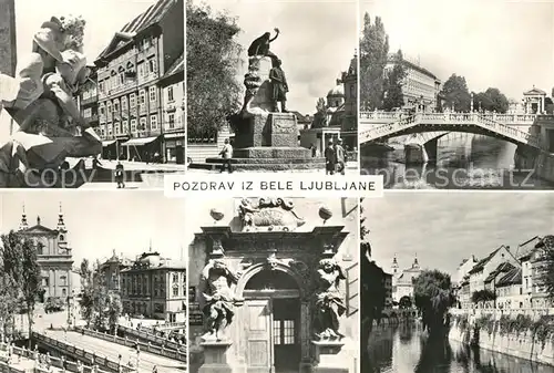 AK / Ansichtskarte Ljubljana Orts und Teilansichten Ljubljana