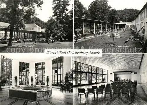 AK / Ansichtskarte Bad_Gleichenberg Kurmittelhaus Wandelgang Brunnen Halle Bad_Gleichenberg