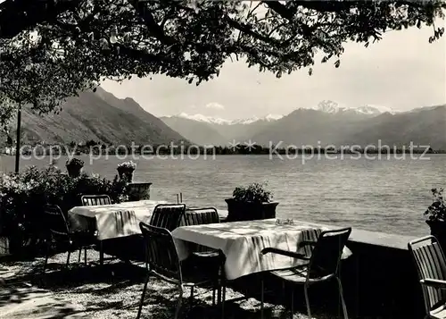 AK / Ansichtskarte Minusio_Locarno_TI Hotel Navegna Minusio_Locarno_TI