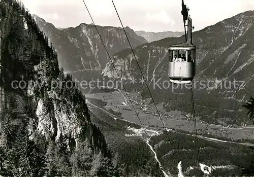 AK / Ansichtskarte Obertraun Dachstein Seilbahn Riesen Eishoehlen Hallstaetter See Obertraun