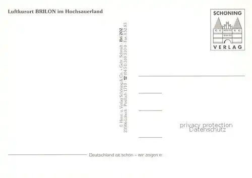 AK / Ansichtskarte Brilon Denkmal Stadttor Rathaus Chronik Brilon