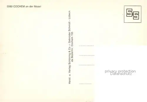 AK / Ansichtskarte Cochem_Mosel Fliegeraufnahme Marktplatz Burg Park Chronik Cochem Mosel