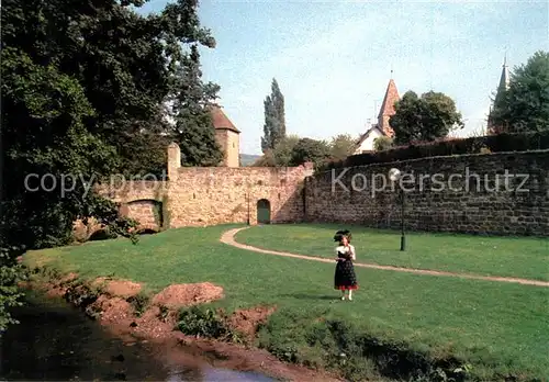 AK / Ansichtskarte Wissembourg Stadtmauer  Wissembourg