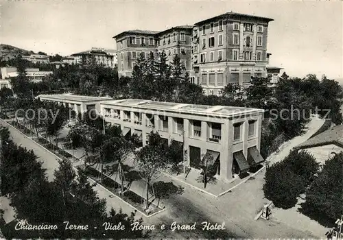 AK / Ansichtskarte Chianciano_Terme Viale Roma e Grand Hotel Chianciano Terme