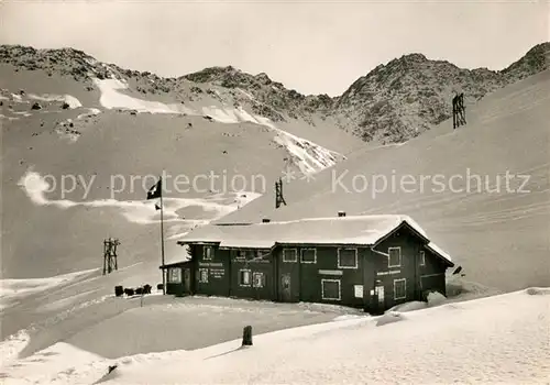 AK / Ansichtskarte Arosa_GR Berghotel Restaurant Alpenblick Wintersportplatz Alpen Arosa_GR