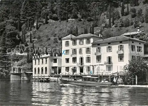 AK / Ansichtskarte San_Domenico_Lugano Strandhotel Villa Livadia al Lago Luganersee 