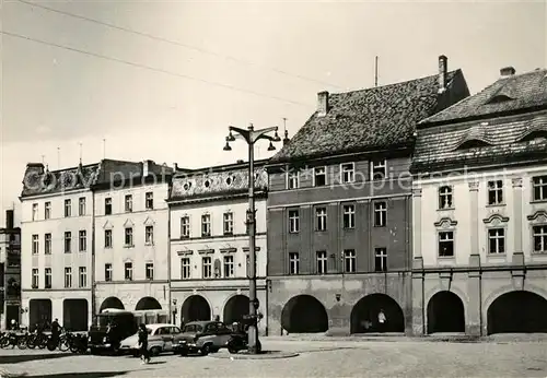 AK / Ansichtskarte Jawor Domy z podcieniami w Rynku Jawor