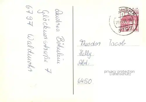 AK / Ansichtskarte Waldmohr Kirche Brunnen Hochhaus Freibad Waldmohr