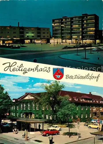 AK / Ansichtskarte Heiligenhaus_Mettmann Kirchplatz Nachtaufnahme Rathaus Heiligenhaus Mettmann