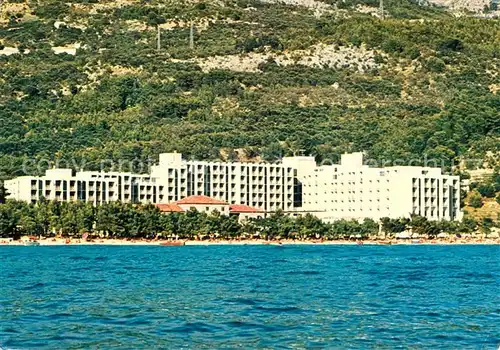 AK / Ansichtskarte Tucepi Hotel Alga Ansicht vom Meer aus Tucepi