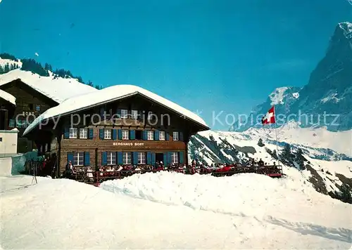 AK / Ansichtskarte Grindelwald Berghaus Bort Wintersportplatz Alpen Grindelwald