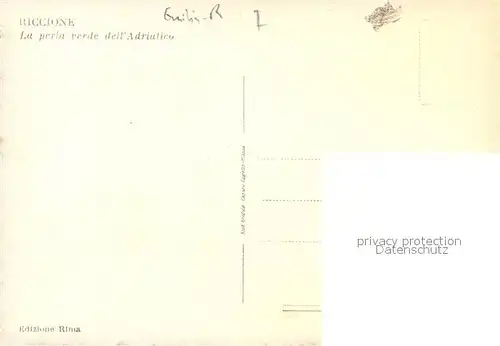 AK / Ansichtskarte Riccione Panorama dall aereo Riccione