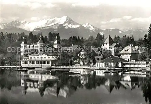 AK / Ansichtskarte Velden_Woerthersee Partie am See Velden Woerthersee