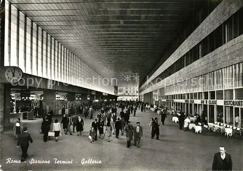 AK / Ansichtskarte Roma_Rom Stazione Termini Galleria Roma_Rom