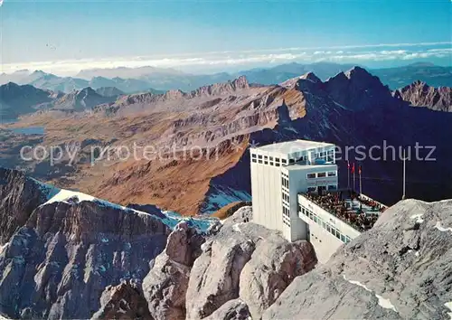AK / Ansichtskarte Titlis_BE Fliegeraufnahme Gipfelrestaurant Titlis_BE