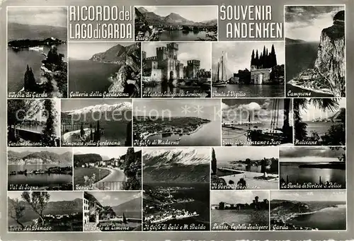 AK / Ansichtskarte Lago_di_Garda Schloesser Burgen Orte rund um den Gardasee Lago_di_Garda