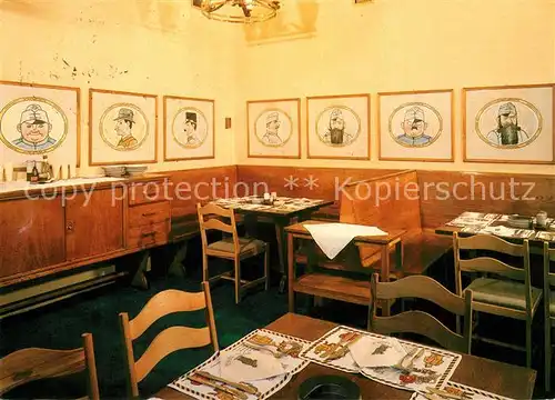 AK / Ansichtskarte Praha_Prahy_Prague Restaurant U kalicha Lada Saloon Praha_Prahy_Prague