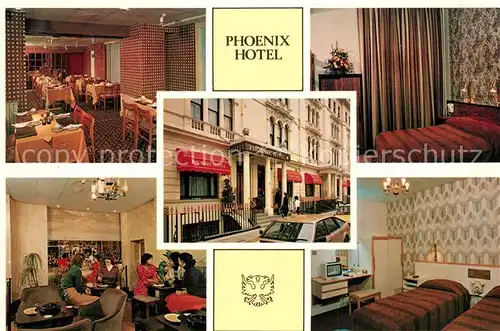 AK / Ansichtskarte London Hotel Phoenix Gast und Aufenthaltsraeume Zimmer London