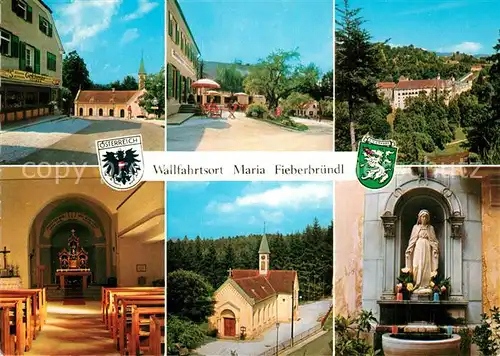 AK / Ansichtskarte Maria_Fieberbruendl Wallfahrtskirche Inneres Marienaltar Maria Fieberbruendl