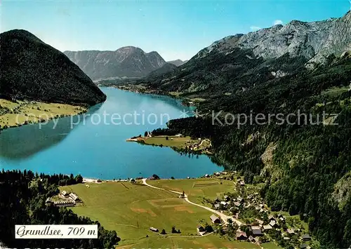 AK / Ansichtskarte Grundlsee_Steiermark Fliegeraufnahme Grundlsee_Steiermark