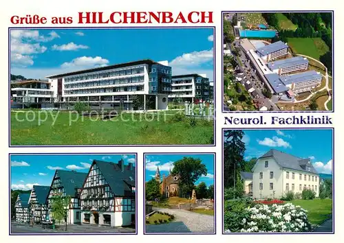 AK / Ansichtskarte Hilchenbach_Siegerland Neurologische Fachklinik Fachwerkhaeuser Hilchenbach_Siegerland
