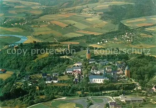 AK / Ansichtskarte Blankenberg_Sieg Fliegeraufnahme Burg Stadt Blankenberg_Sieg