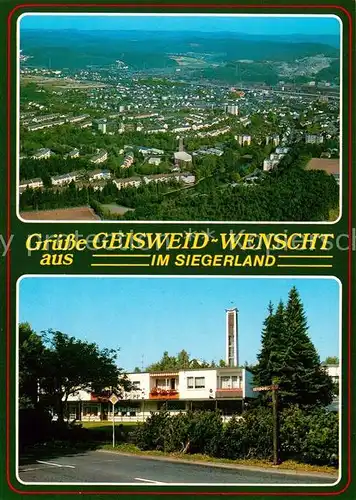 AK / Ansichtskarte Wenscht Fliegeraufnahme Panorama  Wenscht