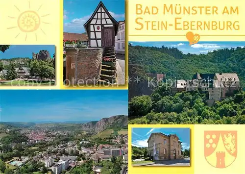 AK / Ansichtskarte Bad_Muenster_Stein_Ebernburg Panorama Schloss  Bad_Muenster