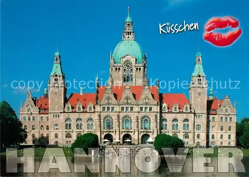 AK / Ansichtskarte Hannover Maschteich Rathaus Hannover