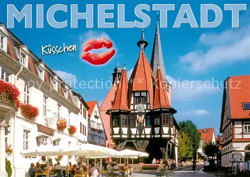 AK / Ansichtskarte Michelstadt Altes Rathaus Kuesschen Michelstadt