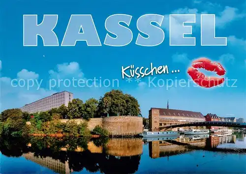 AK / Ansichtskarte Kassel Fuldapartie Kuesschen Kassel