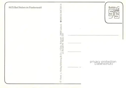 AK / Ansichtskarte Bad_Steben Kurhaus Kurpark Kirche Chronik Bad_Steben