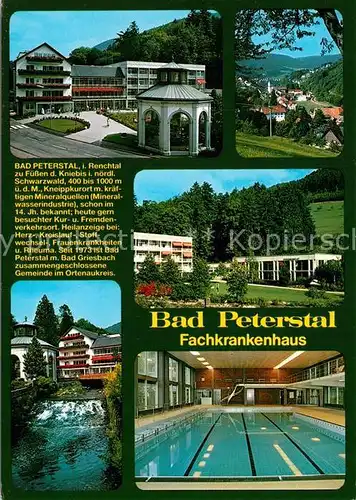 AK / Ansichtskarte Bad_Peterstal Griesbach Kurhaus Kurquelle Hallenbad Panorama Chronik Bad_Peterstal Griesbach