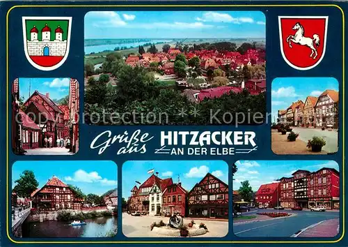 AK / Ansichtskarte Hitzacker_Elbe Panorama Stadtansichten  Hitzacker Elbe