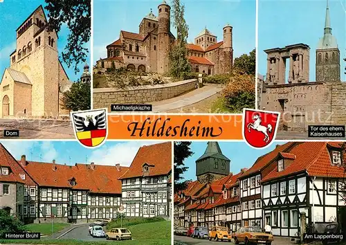 AK / Ansichtskarte Hildesheim Dom Michaeliskirche Tor des ehemaligen Kaiserhauses  Hildesheim