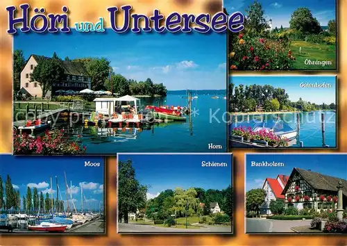 AK / Ansichtskarte Hoeri Untersee oehningen Bankholzen Horn Moos Schienen  Hoeri