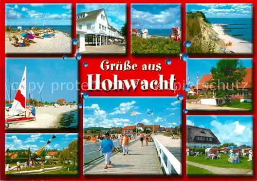 AK / Ansichtskarte Hohwacht_Ostseebad Strand Duenen Promenade Minigolf Hohwacht_Ostseebad