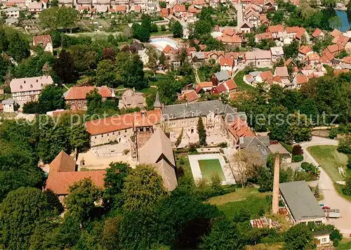 AK / Ansichtskarte Ilsenburg_Harz Fliegeraufnahme Schlosshotel Klosteranlage Ilsenburg Harz