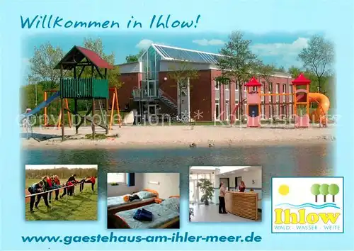 AK / Ansichtskarte Ihlow_Ostfriesland Gaestehaus am Ihler Meer Ihlow_Ostfriesland