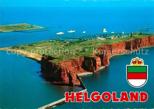 AK / Ansichtskarte Helgoland Fliegeraufnahme  Helgoland