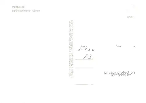 AK / Ansichtskarte Helgoland Fliegeraufnahme  Helgoland