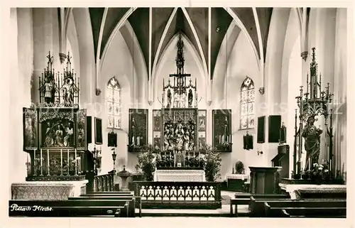 AK / Ansichtskarte Pullach_Isartal Kirche Inneres Pullach_Isartal