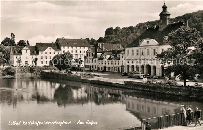 AK / Ansichtskarte Karlshafen_Bad Hafen Karlshafen_Bad Nr